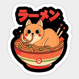 Ramen Cat Sticker